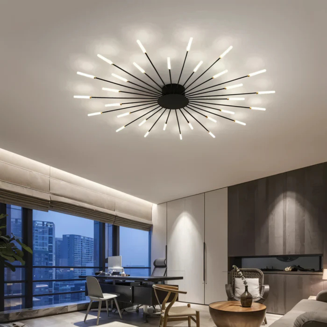 Spiral Luxe LED-Deckenleuchte | Moderne und elegante Deckenbeleuchtung für das Wohnzimmer