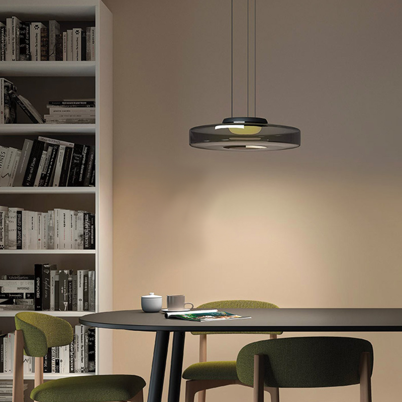 Verdessa – Moderner Glas-Hängelampe mit verstellbaren LED-Lampen für zeitgenössische Innenräume