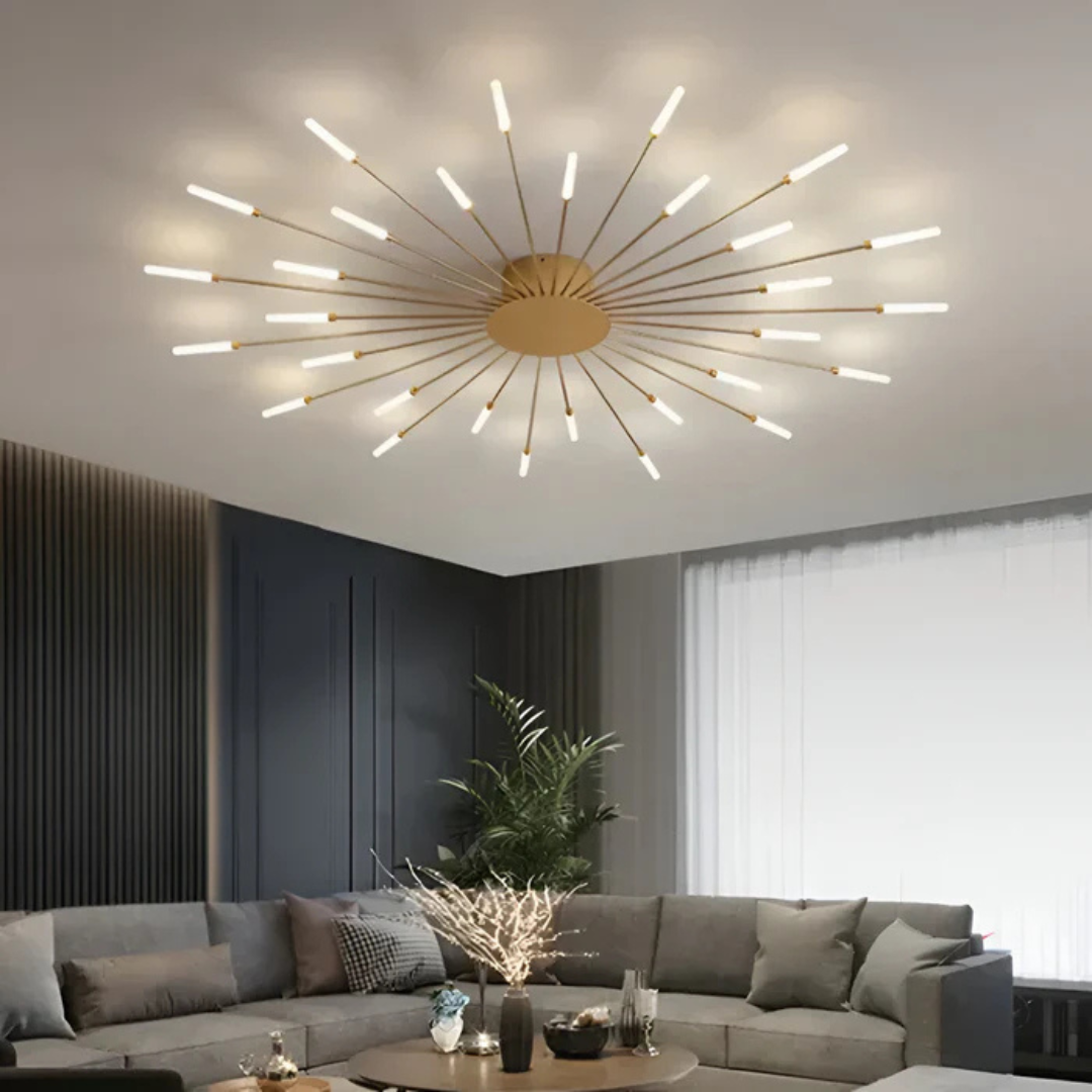 Spiral Luxe LED-Deckenleuchte | Moderne und elegante Deckenbeleuchtung für das Wohnzimmer