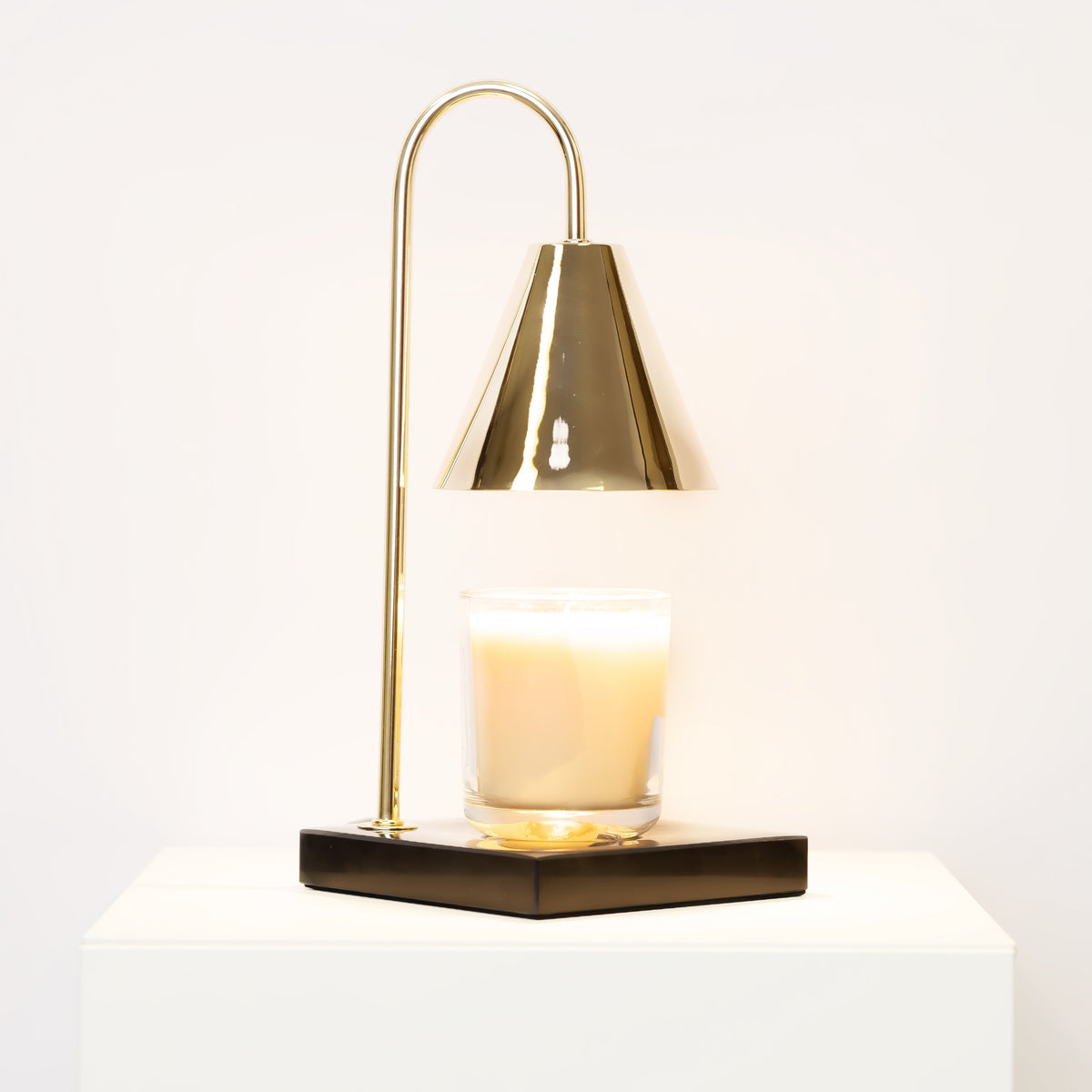 Marmor Kerzenwärmer-Lampe - Flammenlose Wachsschmelzlampe mit Timer