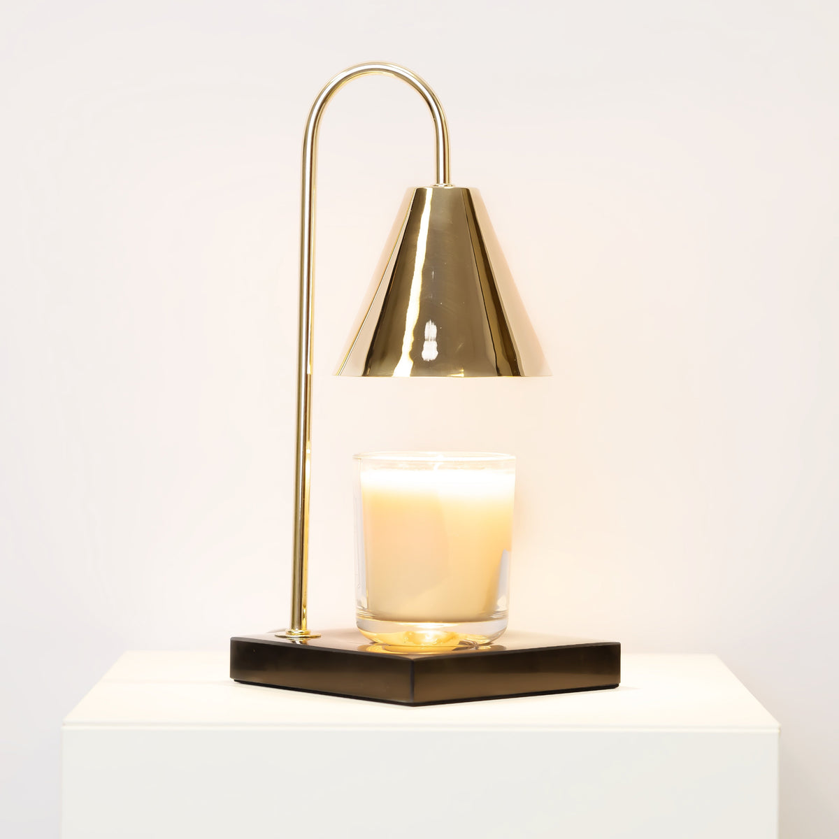 Marmor Kerzenwärmer-Lampe - Flammenlose Wachsschmelzlampe mit Timer