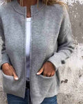 Cardigan leggero e traspirante con motivo aperto per uno stile casual senza sforzo