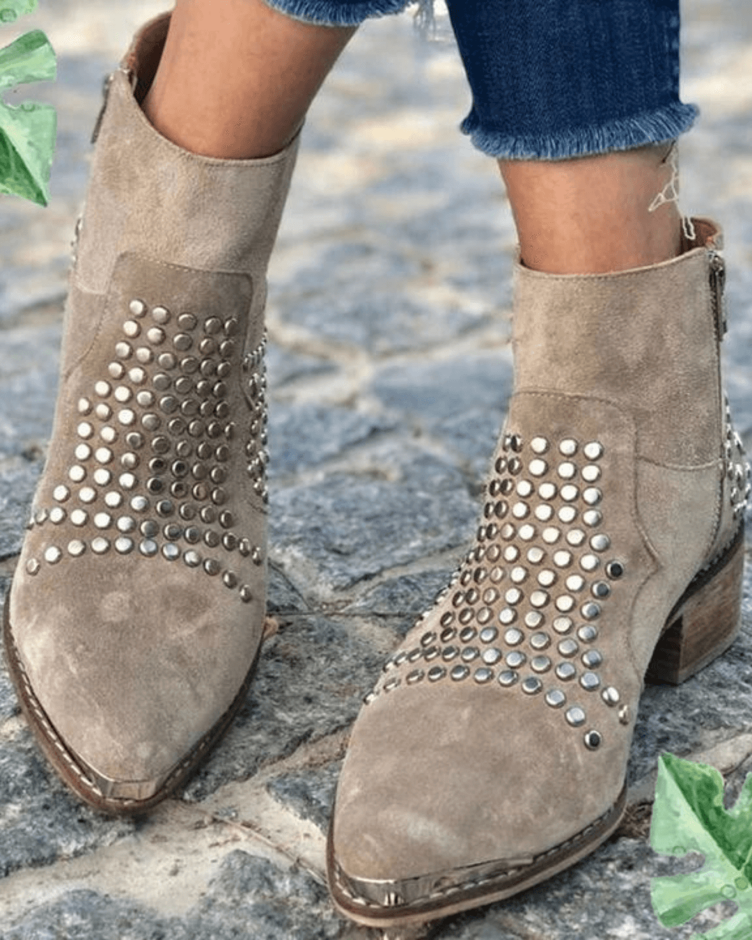 Clou-Ankle-Boots für einen mutigen und trendigen Look