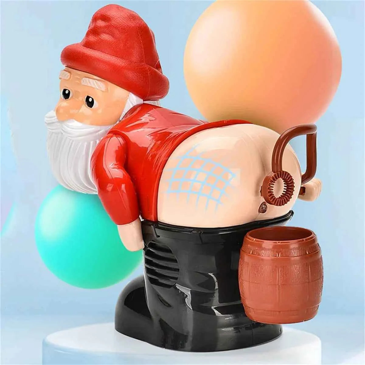 SillySanta - Lustige Blasefigur für Geschenke und frohe Weihnachten sowie Spaß und Ballermann