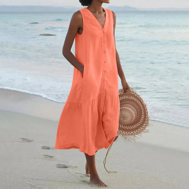 Léna Elegantes Sommerkleid für einen saisonalen Look