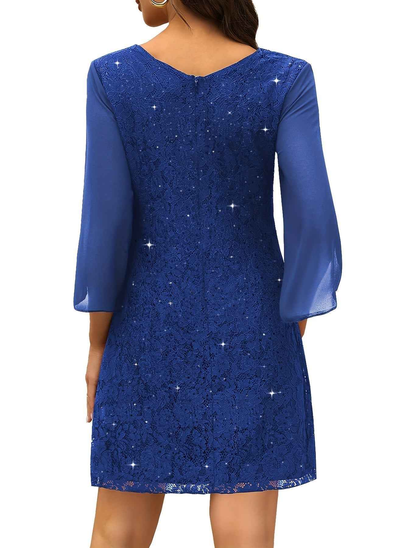 Madeleine – Elegant Lace Midi Dress