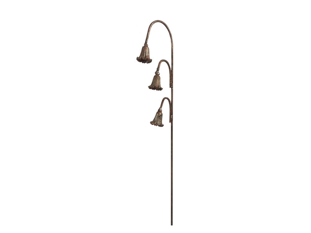 Bluebell - Metallischer rostiger Blumen-Gartenpfahl zum Rosten gebracht