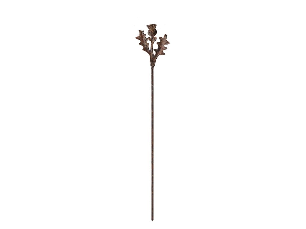 Distel - Rostfarbenes Metall-Blumenstecklinge für den Garten, speziell für Rost designed