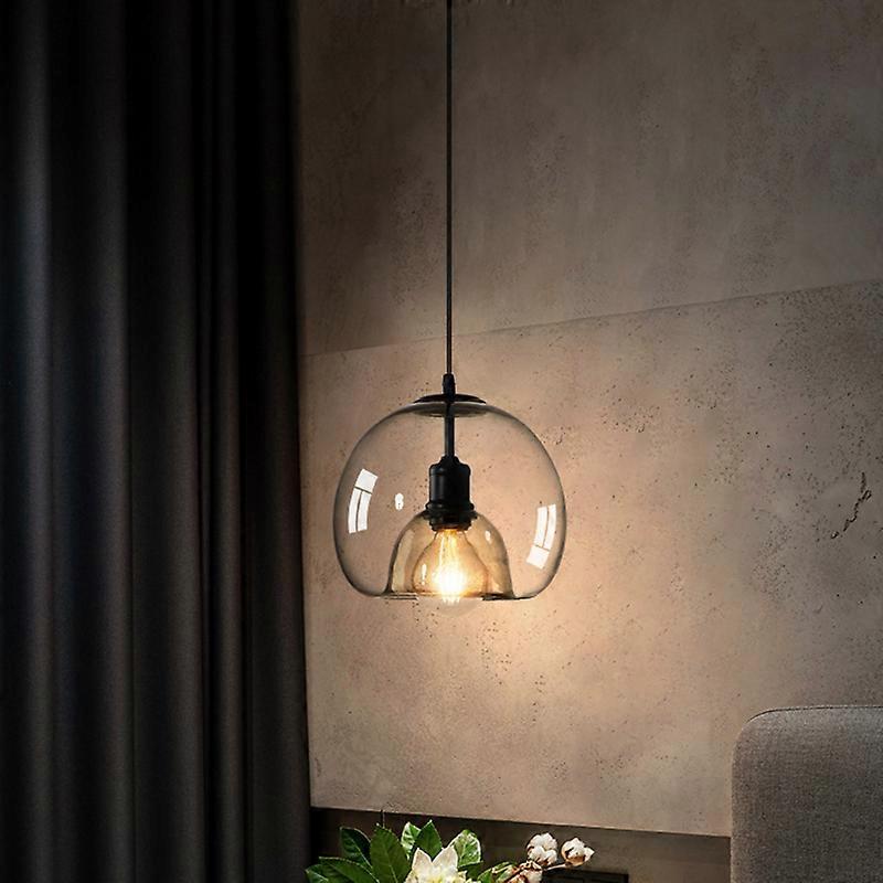 Rauchglas Pendelleuchte - Mundgeblasenes Glasdesign