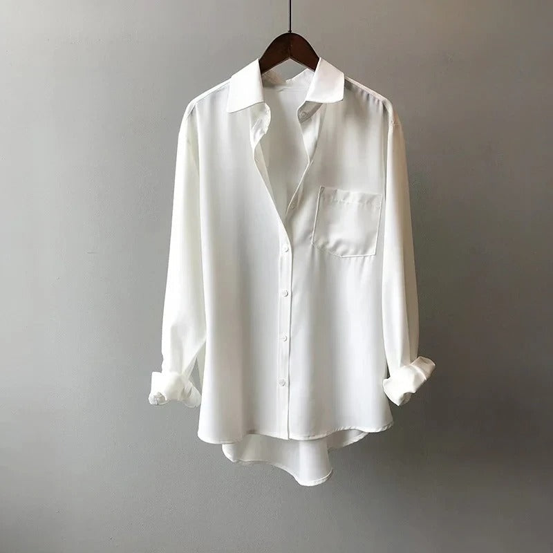 ELLIE - Zeitlose Eleganz in Seidenbluse