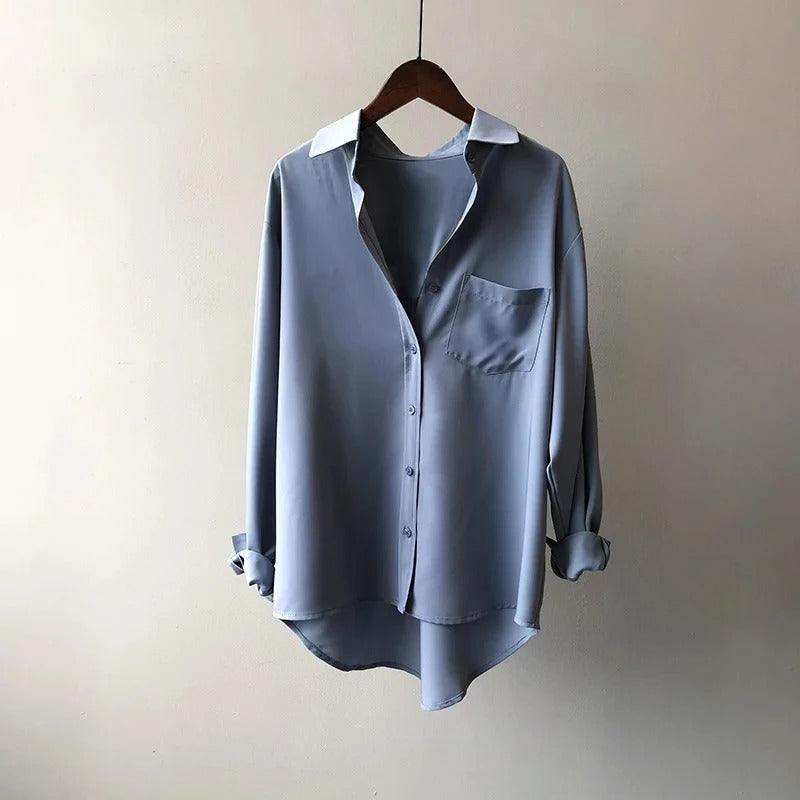 ELLIE - Zeitlose Eleganz in Seidenbluse