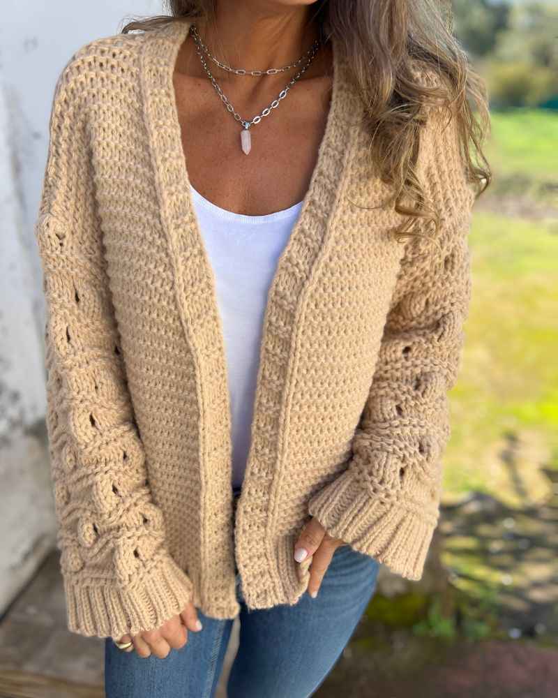 COLLEEN™ Kuscheliger zeitloser Strickcardigan