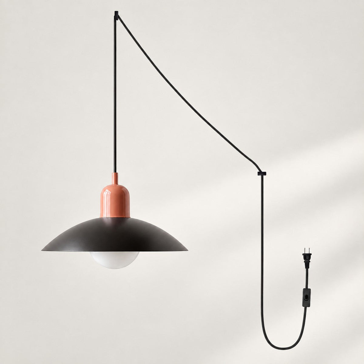 Mid Century Bauhaus Steckerpendelleuchte