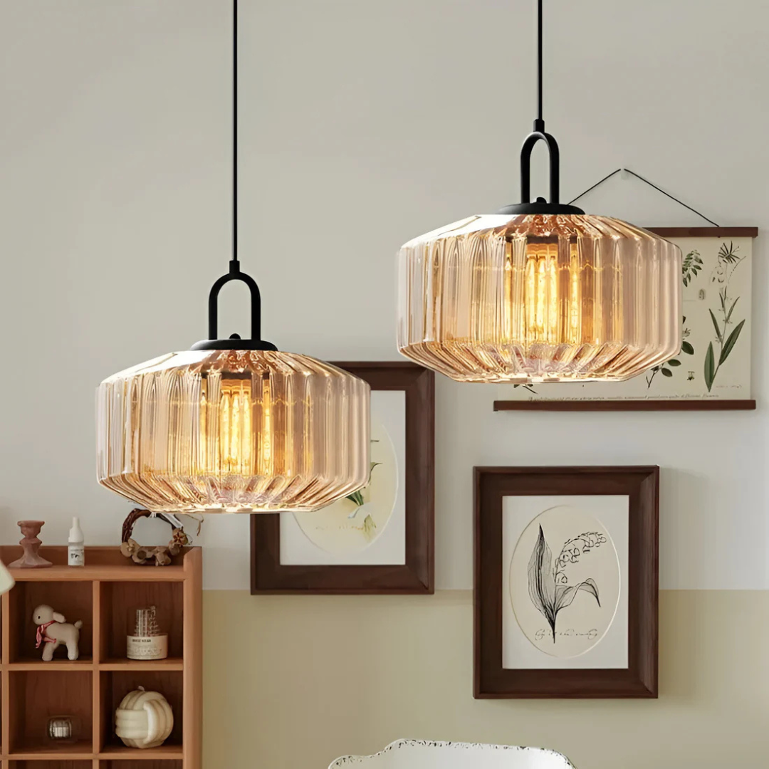 Mireta - Vintage Stilvolle Bunte Glas Hanglampe für eine Einzigartige Atmosphäre