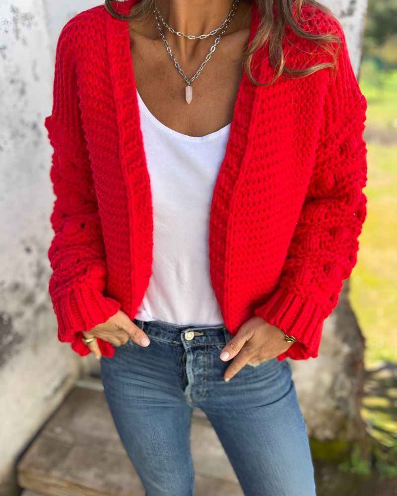 COLLEEN™ Kuscheliger zeitloser Strickcardigan