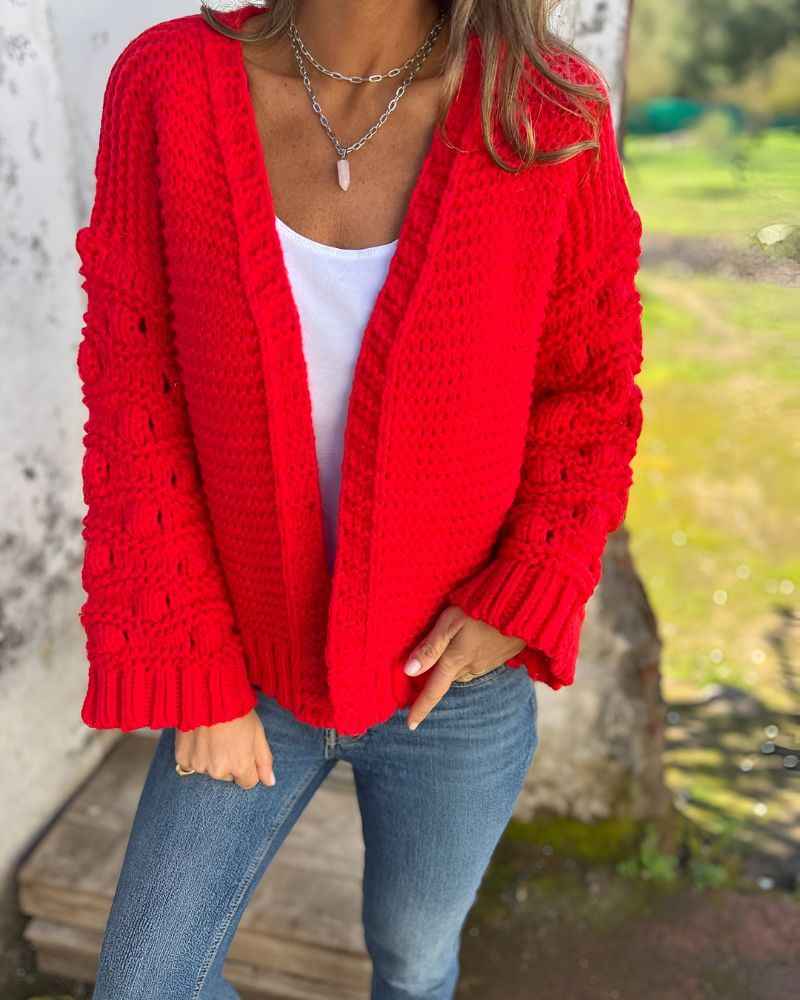 COLLEEN™ Kuscheliger zeitloser Strickcardigan