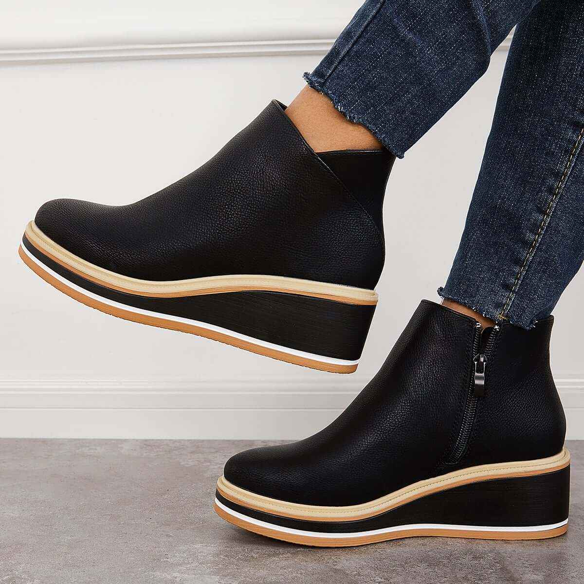 Elegante Orthopädische Schuhe für Damen hinten