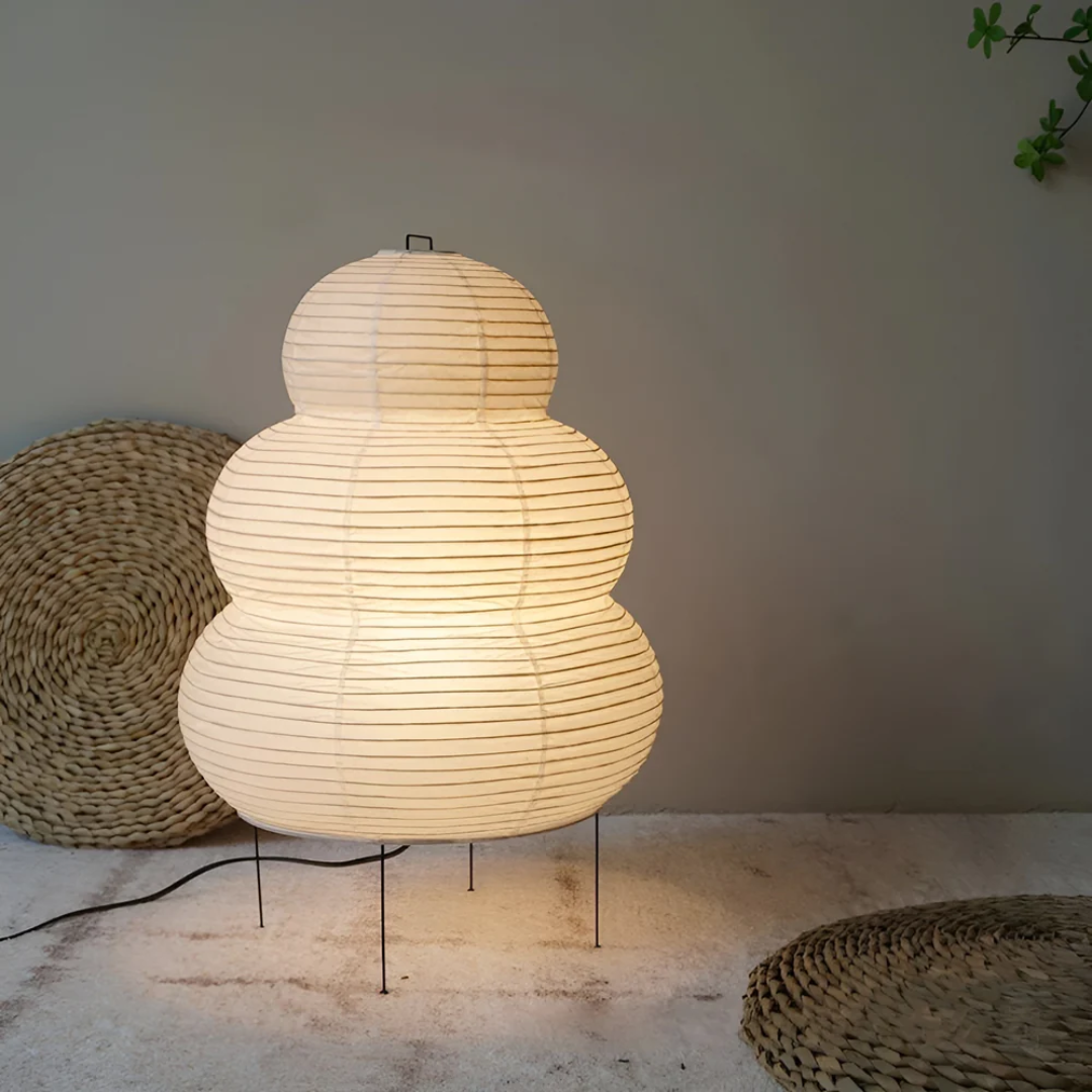 Jovis - Elegante Japanische Reispapier Stehlampe für einen stilvollen Look