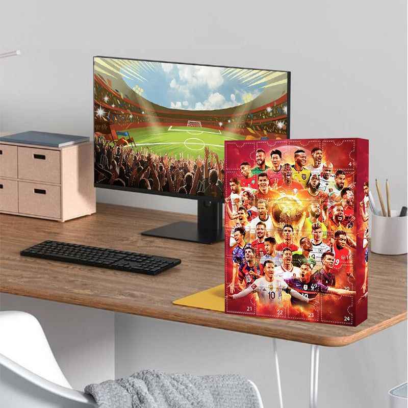 GiftGoal - Festliches Adventskalender-Fußballset für das perfekte Weihnachtsgeschenk