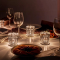 Elegant trådløs krystal-bordlampe til en oplyst atmosfære