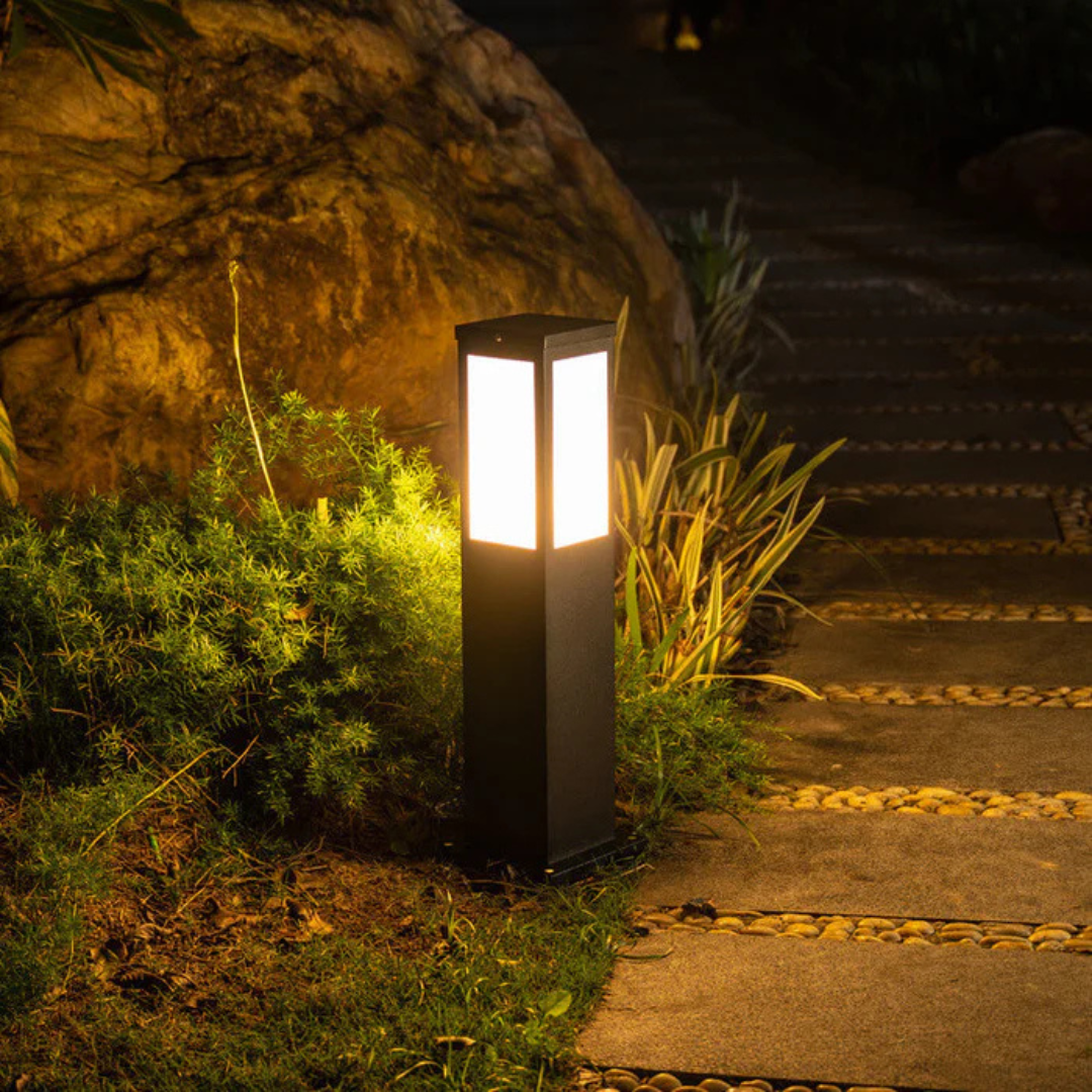 Viora – Energieeffiziente Moderne Solar Außenlampe für stilvolle Beleuchtung
