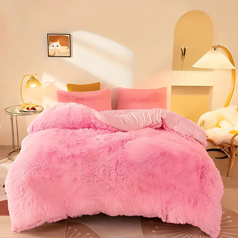 Zephariel - Luxuriöses 3-teiliges Flanell-Bettwäsche-Set für renovierte Herbst- und Winternähte