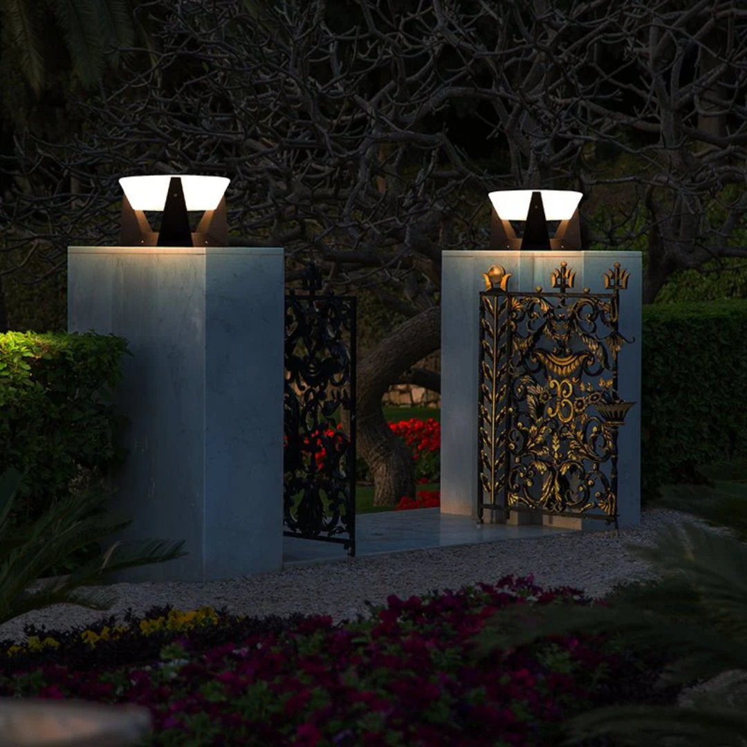 Vita - Elegante Solar-Bodenlampe für stilvolle Gartenbeleuchtung