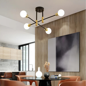 Stilvolle Retro-LED-Deckenleuchte für eine Zeitlose Atmosphäre