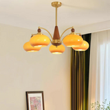 Stilvolle moderne Kronleuchter für ein luxuriöses Wohnzimmer