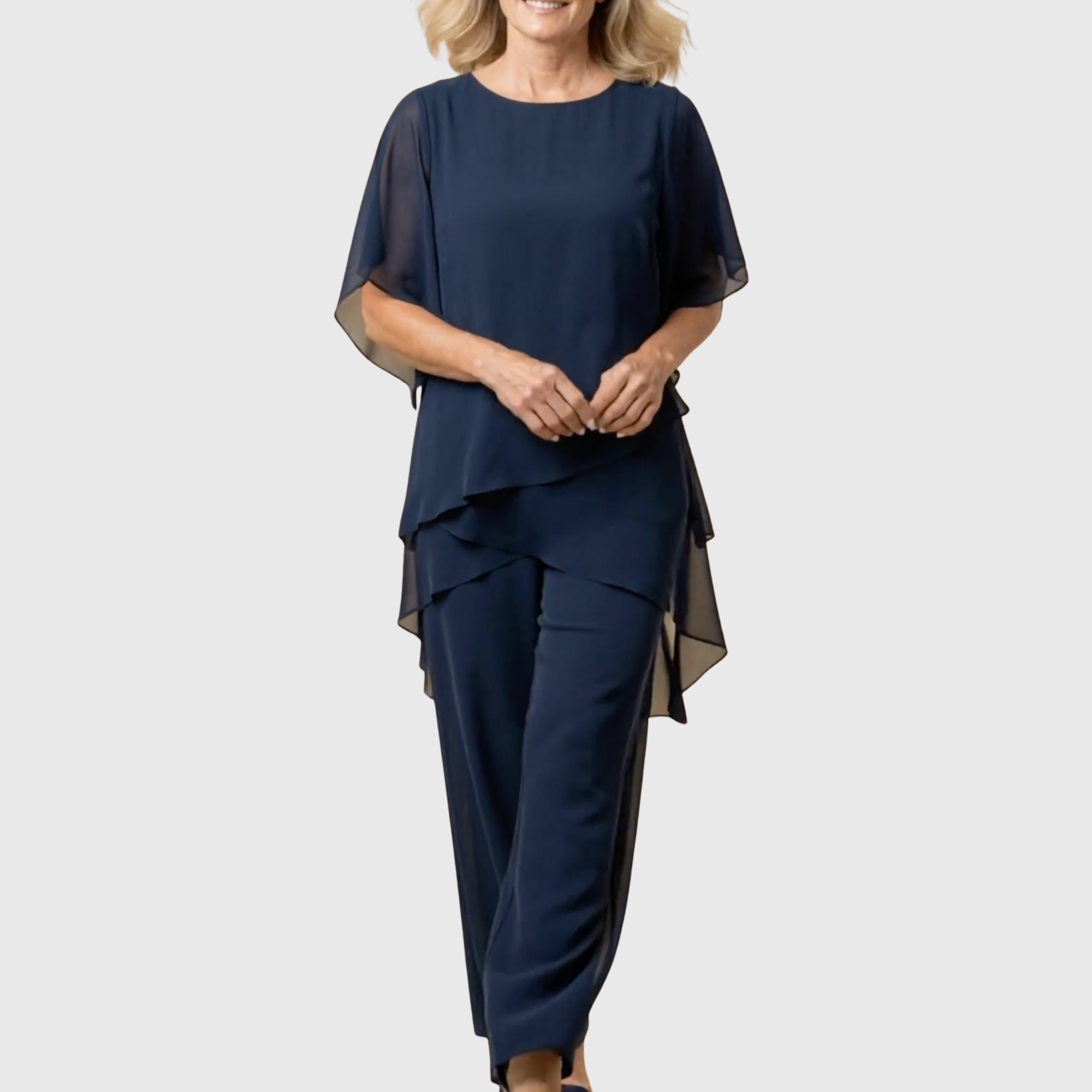 ELARA | Fließendes Palazzo-Set für eleganten Komfort und Stil