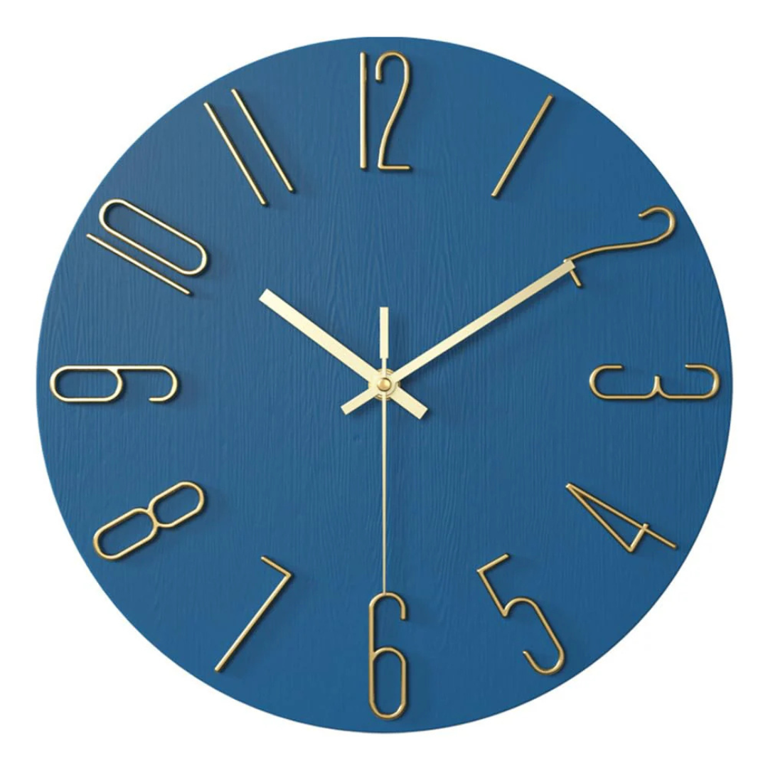 Noble - Stilvolle moderne Wanduhr für ein elegantes Wohnzimmer