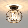 Elegancka nowoczesna szklana lampa sufitowa Panacea