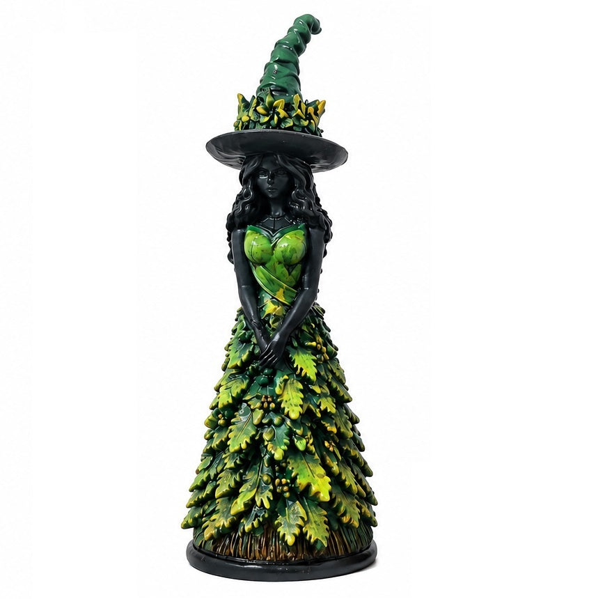 Gotische Hexenfigur mit Herbstdetails - Harz 25cm
