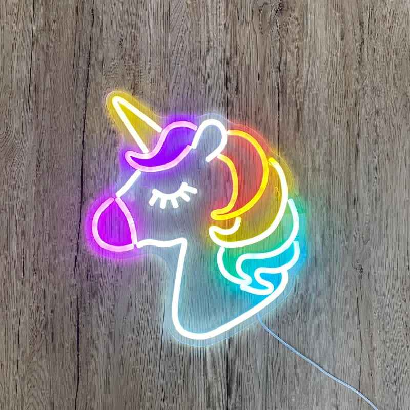 UniGlow – Effektive USB-betriebene LED-Wandleuchte mit süßem Einhorn-Design