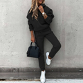 Natalie Damen Sweatshirt- und Jogginghose-Set mit elastischem Bund für Komfort und Stil