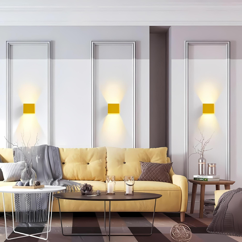 Thyrix - Moderne elegante quadratische LED-Wandlampe für stilvolle Beleuchtungslösungen