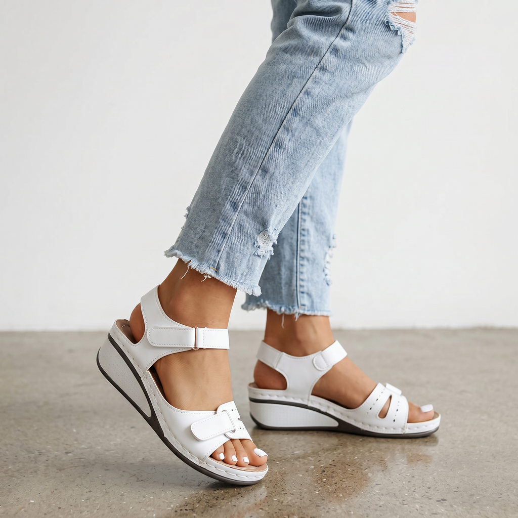 Orthopädische Komfort-Sandalen für Damen - Ganztägige Unterstützung