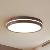 Elegante Holze LED-Deckenleuchte für einen modernen Look