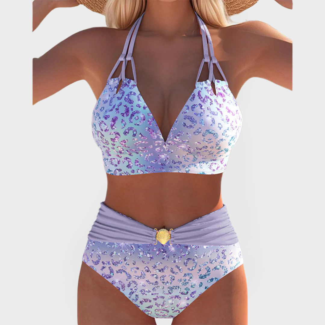 Sexy Bikini mit bedrucktem Oberteil