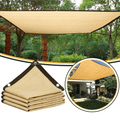 Zonneschermnet Schwarz HDPE - UV Werend Schaduwdoek für Terras & Tuin