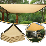 Zonneschermnet Schwarz HDPE - UV Werend Schaduwdoek für Terras & Tuin