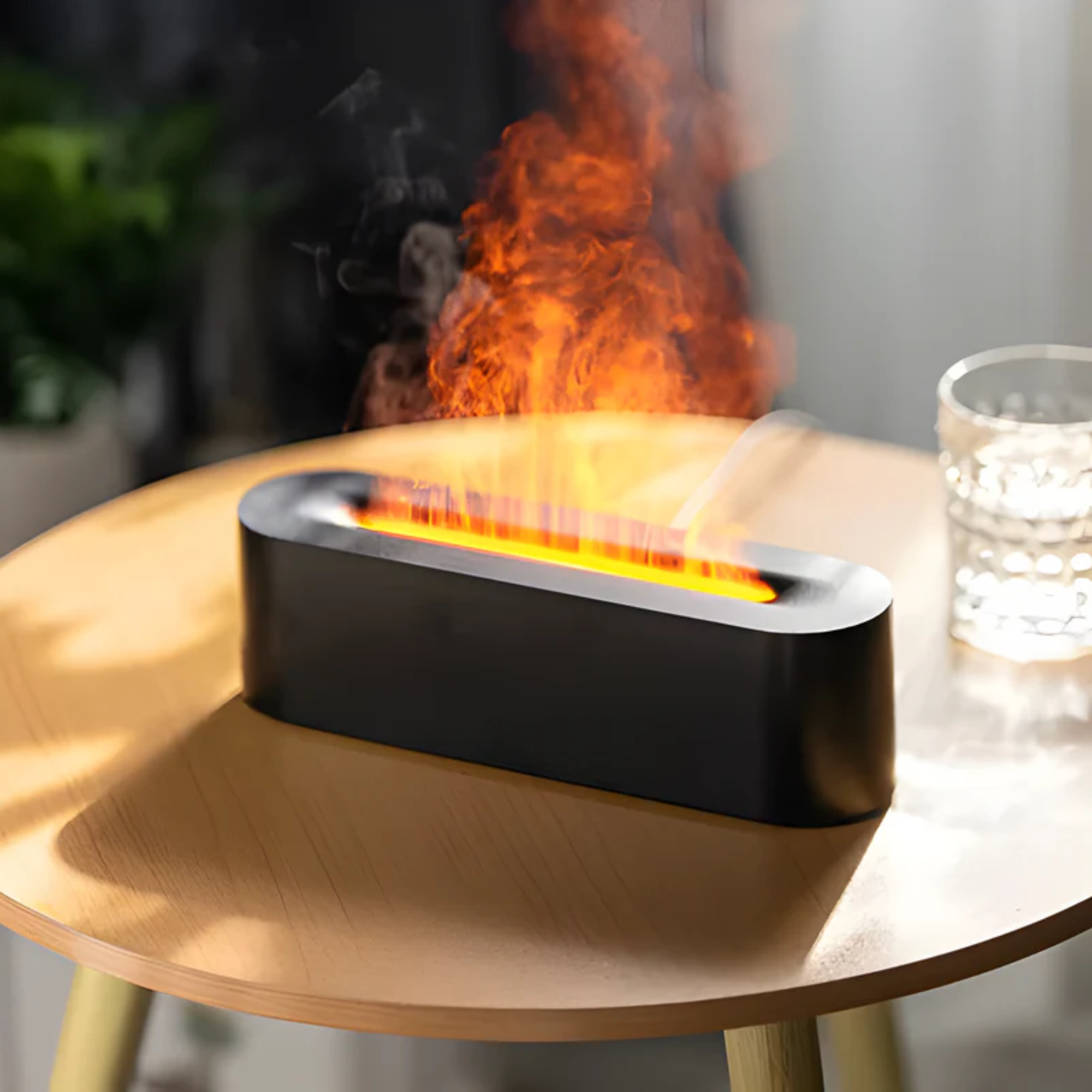 Eirenna - USB Luftbefeuchter mit Bunter Wechselnder LED-Beleuchtung für Frische Auffrischung