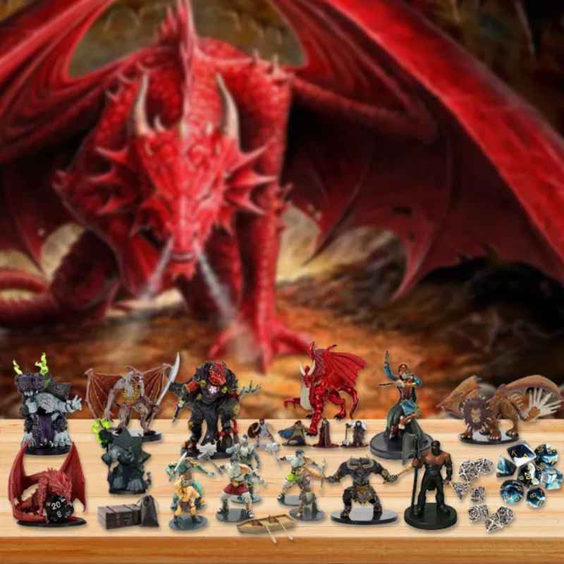 Schatzsuche – Dungeons and Dragons Adventskalender Weihnachtsgeschenk-Set für Abenteurer