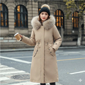 Fionna Damen-Winterjacke mit Kapuze und plüschigem Fellkragen