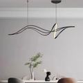 Elegante lampada a sospensione per tavolo da pranzo per un'atmosfera elegante