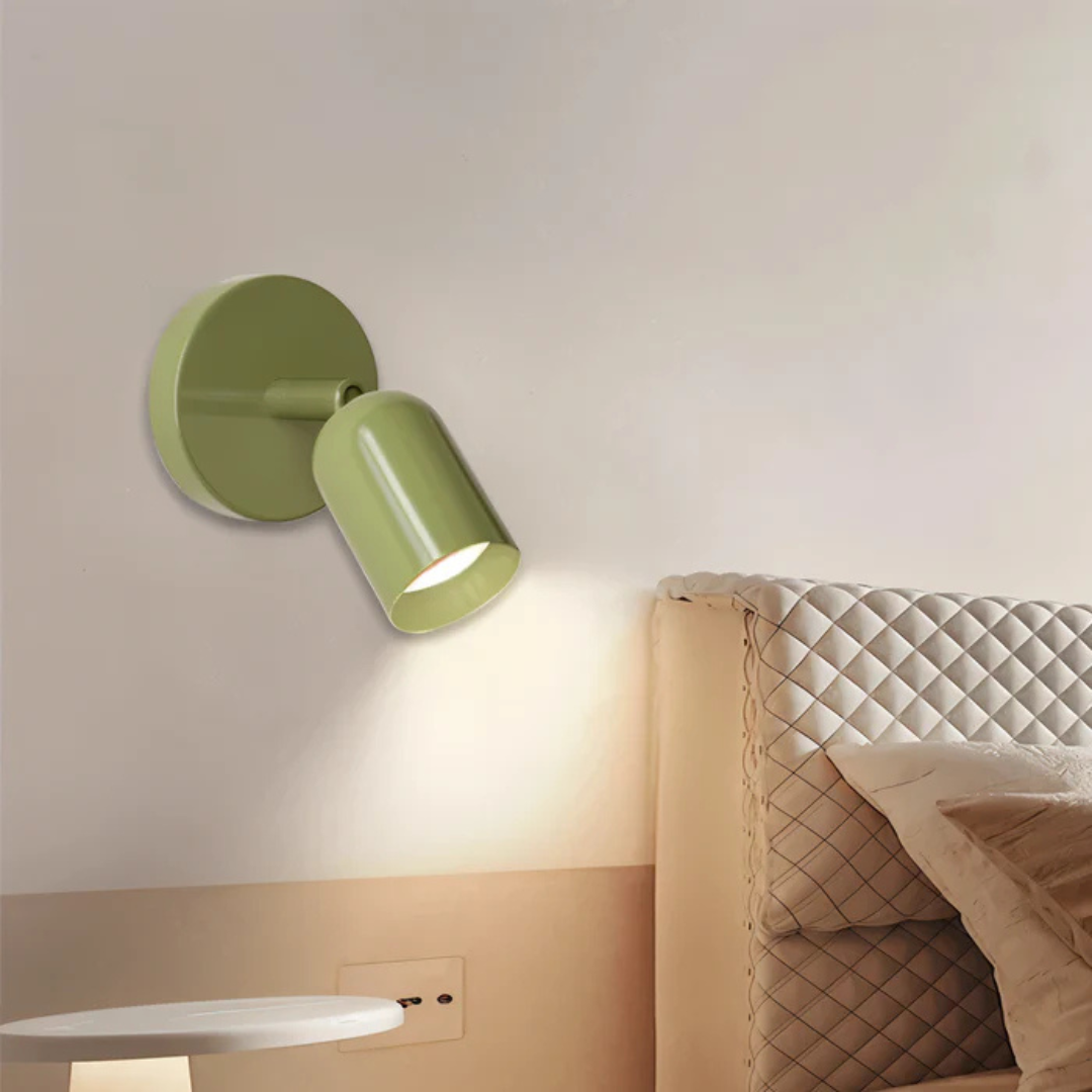 Lucius - Elegante Minimalistische Macaron LED-Wandlampe für moderne Atmosphäre