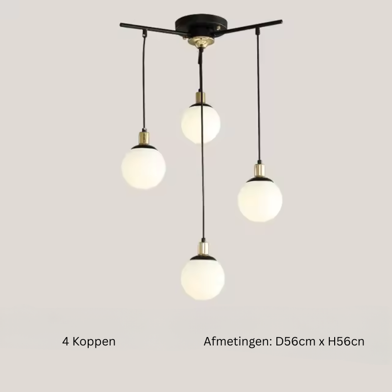 Eleganter Vintage-Scandinavischer Kronleuchter mit Energiesparender LED-Beleuchtung für eine Luxuriöse Wohnzimmeratmosphäre