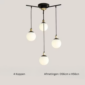 Eleganter Vintage-Scandinavischer Kronleuchter mit Energiesparender LED-Beleuchtung für eine Luxuriöse Wohnzimmeratmosph