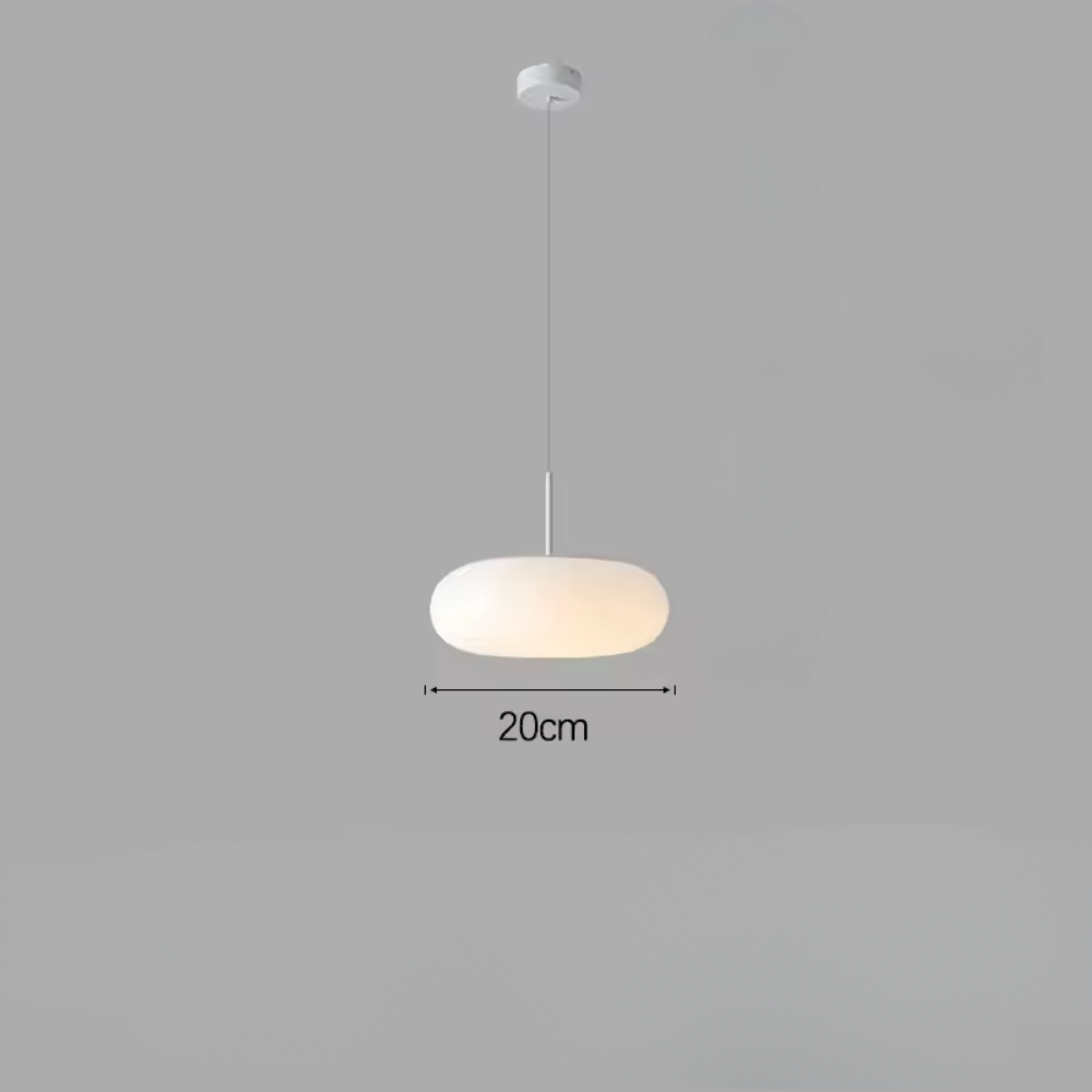 Nyxora - Moderne Creme-Hängelampe im eleganten Kronleuchterstil mit gemütlicher LED-Beleuchtung