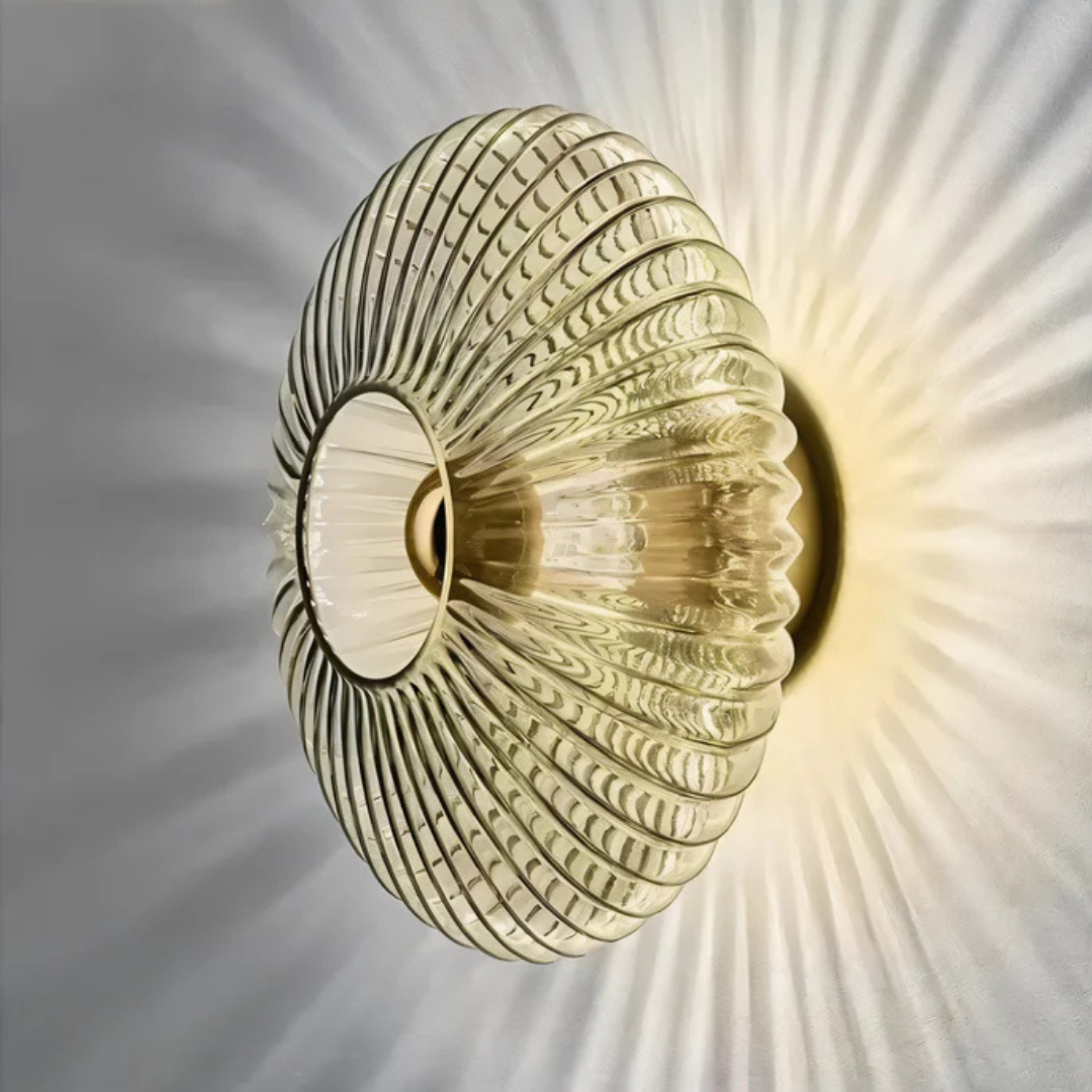 Elegante Nyxia Glas-Wandlampe – Stilvolle Innenbeleuchtung für ein modernes Erscheinungsbild